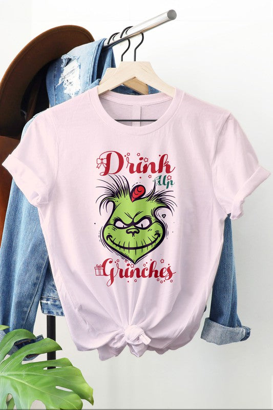 Drink Up Grinches Grinch Graphic Tee